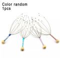 Head massager/Stainless Steel Head Massager/[1-Pcs] Stainless Steel Octopus Scalp Hair Stimulator Stress Relief Relax Head Massager - SILVER. 