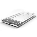 USB 3.0 /Type C 2.5'' Hard Drive Enclosure Transparent Mobile SSD HDD Box USB3.1 Ssd Hdd Case Portable Hardisk With USB C Cable.