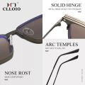 CLLOIO Titanium 3 In 1 Magnet Clip Optical Myopia Glasses For Men Polarized Sunglasses Hyperopia Prescription Reading Glasses.