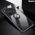 Phone case For OnePlus 12R Back cover Ring Holder Ultra Thin Transparent Car Navigation Soft Silicone Clear cover For OnePlus 12R Cover cases.