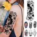 Waterproof Temporary Tattoo Sticker Orochimaru Snake Flash Tattoos Old School Body Art Arm Tatoo Women Men. 