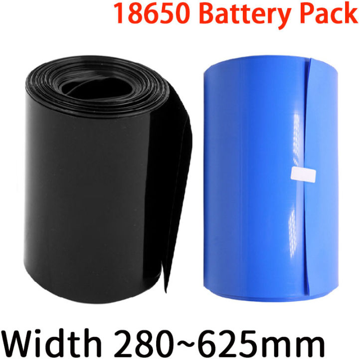 18650 Lip Battery PVC Heat Shrink Tube Pack Width 280mm ~ 625mm Dia 55 - 255mm Insulated Film Wrap lithium Case Cable Sleeve