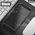 Phone Case for Samsung Galaxy A25 Back Cover Soft Phone Cover Brushed Carbon Fiber Texture Cover Cases Casing Hp for Samsung A25 Cover Cases Wire Drawing Back Cover.