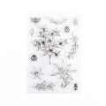 Sweet Journal Clear Silicone Stamp Butterfly Flower Letters Style Transparent Stamps for DIY Scrapbooking Photo Album Cards Handmade Paper Craft Decoration. 