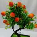 Miniascape Bonsai Decor: New 1Pc Artificial Flower Fruit Tree for Home and Restaurant Tables. 