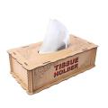 Wooden Tissue Box.