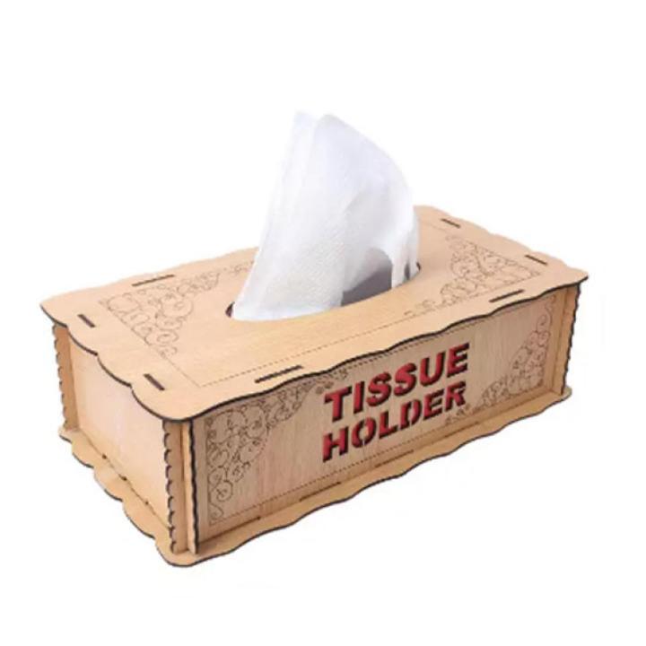Wooden Tissue Box