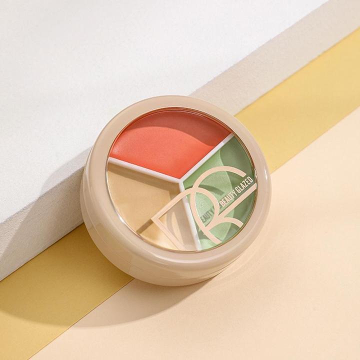 Concealer Contouring Palette 3 Colors Long-lasting Color Palette Cream Corrector Contouring Conceal Palette Contouring Face J6r5