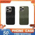 Aluminium Alloy Rimowa Phone Case Business 6.1 Inch Protective Fall-proof Simple PhoneCase For 15 16 Pro Max Custom Fashion Gift. 