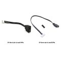 Fan Controller Adapter Cable 5V 3-pin To 6pin/ 4pin Converter 5V ARGB 3Pin to 4Pin 6Pin for Coolmoon Cool Moon Fans. 