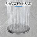 High-Pressure Shower Head,Rain Fixed Shower Head,Bathroom Shower 4 Inch Large Flow Shower,5 Spray Settings, Adjustable.