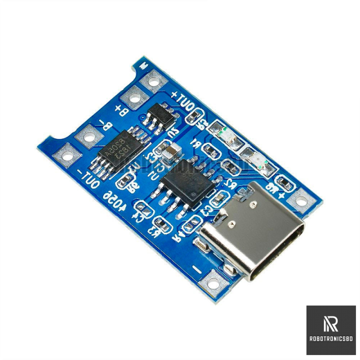 TP4056 Lithium Battery Charging Module (Type C USB Input) with Dual Protection