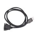 Car Dash board Flush Mount USB Male to Female Socket Extension Panel Cable 1M. 