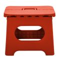 Folding Step Stool, Folding Step Stool with Handle,Portable Collapsible Small Plastic Foot Stool for Adults Red. 