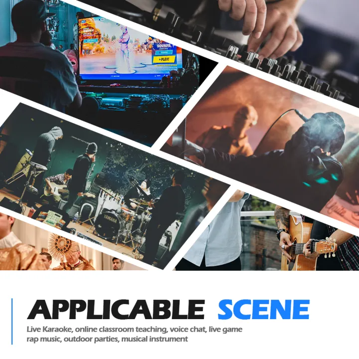 BOMGE%206%20Channel%20mini%20DJ%20Audio%20Sound%20Mixer%20Interface%20with%20MP3%E3%80%81%20USB,%20Bluetooth%20,%20Stereo%20Recording,%2048V%20Phantom%20Power,%2024%20DSP%20for%20karaoke,%20performance,%20church%20singing%20,%20%20streaming%20-%20Image%206