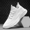 【selevn roind】 HUCDML White Sneakers Shoes for Men Breathable Casual Couple Sports Running Walking Shoes Big Size Tenis Masculino 35-47. 