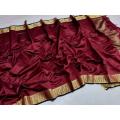 Black Half Silk Tangail Saree for Women - Perfect for All Seasons and Occasions - Ethnic Elegance.