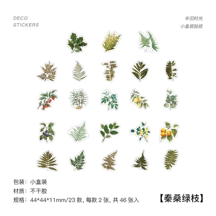 46%20pcs/box%20Mushroom%20collection%20Decorative%20Stickers%20Scrapbooking%20diy%20Stick%20Label%20Diary%20Stationery%20Album%20Journal%20Sticker%20-%20Image%206