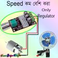 DC 6V 12V 24V 28VDC 3A 80W PWM Motor Speed Controller Regulator Adjustable Variable Speed Control With Potentiometer Switch.