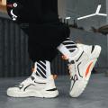 Woodpecker Men's Shoes Student Casual Shoes Autumn and Winter Non-Slip Trendy All-Matching Dad Shoes Breathable Leather Sneakers. 