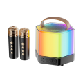 Karaoke Machine,Bluetooth Portable Karaoke Speaker with Bass with Dazzling Lights for Adults and Kids Microphones Durable Easy Install. 