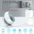 16A EU UK WiFi Smart Plug Socket With wer Monitor 10A US Plug SmartLife APP Voice Control Works With Alexa Google Home.