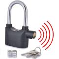 Large-sized protection alarm lock-black and silver for bikes and doors - Simple to Use. 