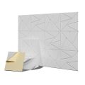 12Pack Acoustic Foam Panels Sound Proof Foam Panels with Self-Adhesive, 12X 12X 0.4Inch White. 