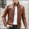 China Artificial Leather Jacket for Men - Brown. 