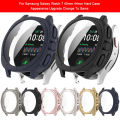 For Samsung Galaxy Watch 7 40mm 44mm hard case tempered glass screen protector shockproof anti-drop change to Galaxy Watch Ultra.
