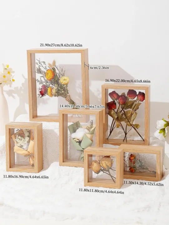 Wood%20Dried%20Flower%20Picture%20Frame%20Home%20Decor%20Transparent%20Picture%20Frame%20-%20Image%206