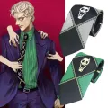 Kira-Yoshikage Tie Skull Decor JoJos Bizarre Adventure Anime Adults Necktie. 