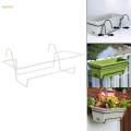 Hanging Railing Planters, Railing Flower Holder, Metal Stand Durable Art Rack, Planter Stand for Deck Railing, Flower Pot Holder for Patio Fence.