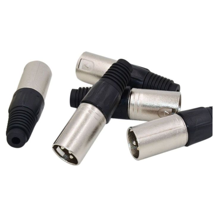 20Pcs%203%20Pin%20XLR%20Solder%20Type%20Connector%205%20Male%20+%205%20Female%20Plug%20Cable%20Connector%20Microphone%20Audio%20Socket%20-%20Image%207