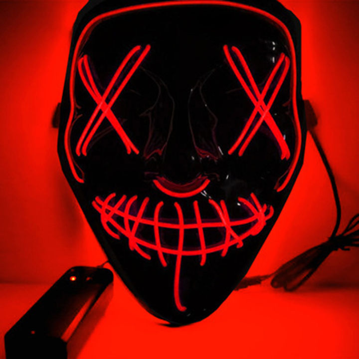 Halloween%20Joker%20Jaw%20Skull%20Helmet%20Halloween%20Horror%20Scary%20Cosplay%20Musk%20Party%20Decor%20Skull%20Terror%20Ghost%20Face%20LED%20Luminous%20Mask%20-%20Image%202
