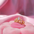Rapunzel Crown Rings,Princess Jewelry,For Woman Girls,Fashion Wedding Accessories,Gold Plated,Adjustable Rings ,Gift For Her.