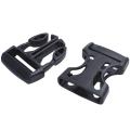 8Pcs Plastic Side Quick Release Buckles Clip for 25mm Webbing Band Black. 