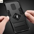 For Xiaomi Redmi Note 9 - iRonman Armor Kickstand Back Phone Case Cover Casing.