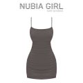 2023 Summer New Slimming Hot Girl Black Sheath Short Skirt Sexy off-the-Shoulder Pure Desire Strap Dress for Women.