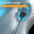 Wireless Bluetooth Earphone Sports Waterproof Sweatproof Neckband Headphone Handsfree Call In Ear Earbud Long Standby Noise Canceling Headset.