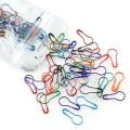 100pcs Multicolor Coilless Hijab Safety Pins for Women, Small Size, Metal and Plastic, Durable and Cute.