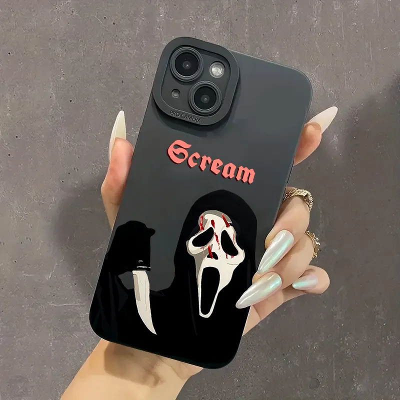 Ghostface Scream Terror Horror Silicone Phone Case For iPhone 15 14 13 12 11 Pro Max mini X XR XS 7 8 15 Plus SE 2020 Soft Cover | Daraz.com.bd Ghostface Scream Terror Horror Silicone Phone Case For iPhone 15 14 13 12 11 Pro Max mini X XR XS 7 8 15 Plus SE 2020 Soft Cover | Daraz.com.bd