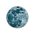 Aesthetic 3D Luminous Glow In The Dark Moon Wall Sticker Removable Decoration Fluorescent Sticker Home Kids Room Decals. 