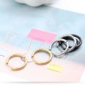 Stainless Steel Round Earrings For Men & Women.