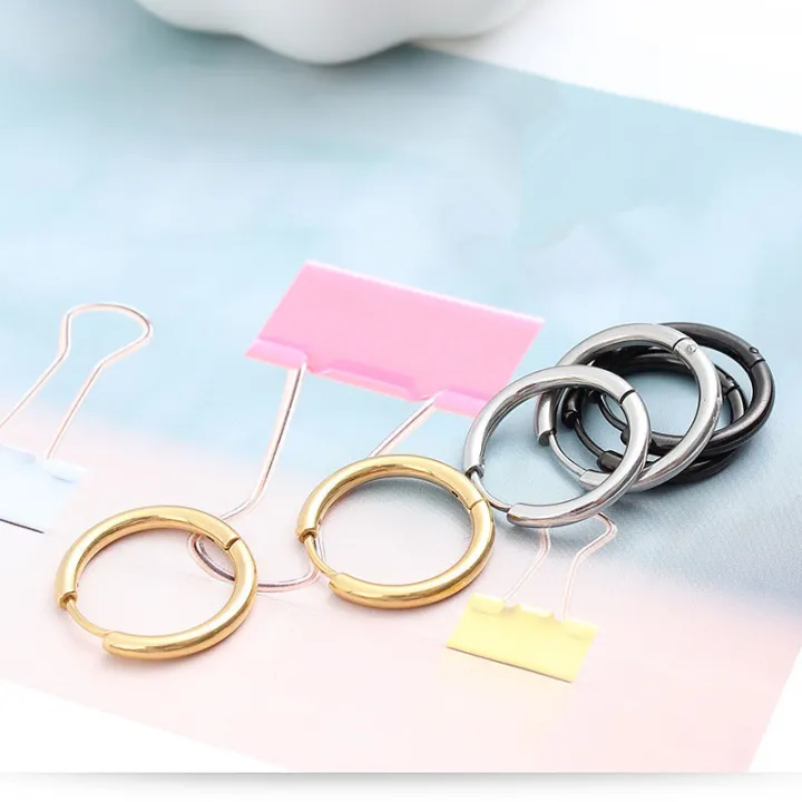Stainless%20Steel%20Round%20Earrings%20For%20Men%20&%20Women%20-%20Image%202