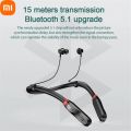 Xiaomi I35 Neckband Earphones Wireless Bluetooth 200 Hour Play Headphones 5.1 Headphone with Mic Stereo Earbuds Headset. 