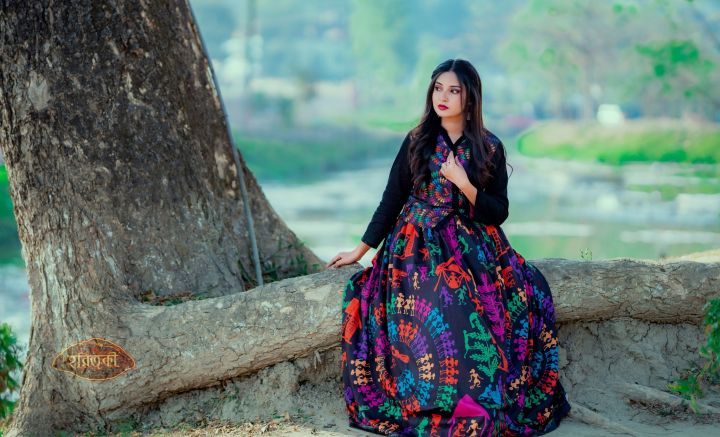 Warli%20Digital%20painting%20Skirt%20for%20Women%20-%20Image%202