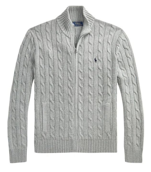 Ralph%20Lauren%20Cable-Knit%20Cotton%20Full%20Zipper%20Sweater%20%E2%80%93%20Grey%20-%20Image%205