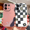 For Xiaomi Redmi Note 13 13 Pro 4G Funda Cute Milk Tea Bear Liquid Silicone Protective Coques For Note13 23117RA68G Phone Cases. 