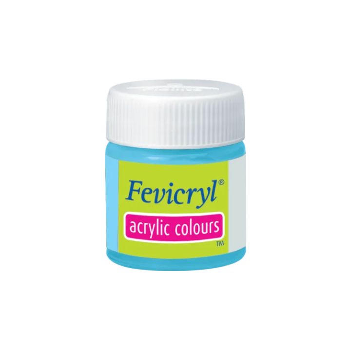 Fevicryl Acrylic Colour Sky Blue 15 ml